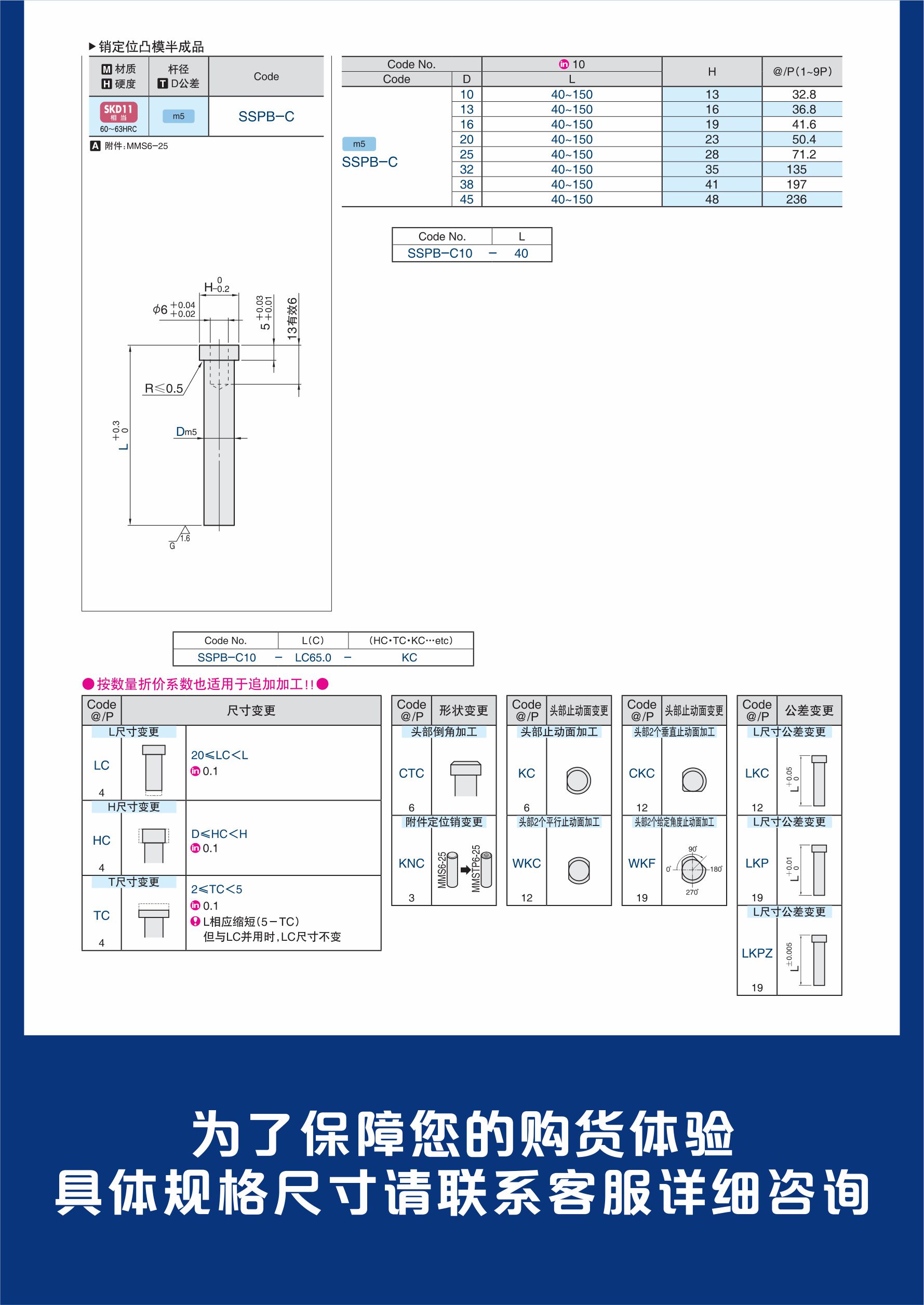 泓记模具配件详情图顶料销组件2